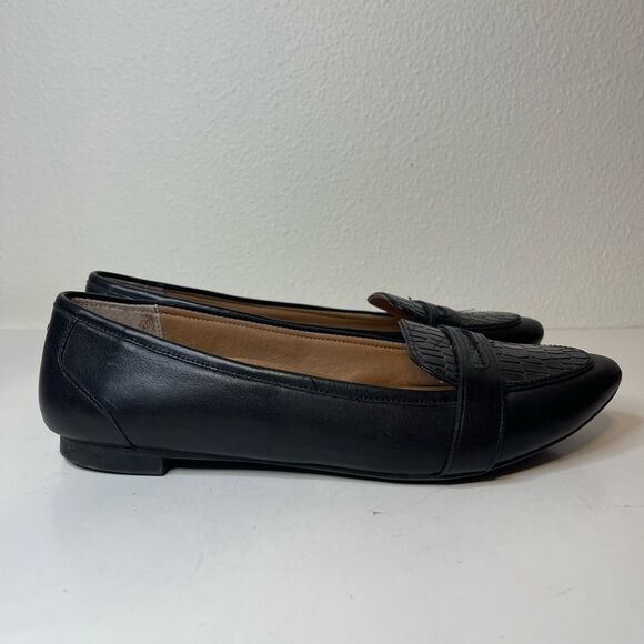 Vionic Savannah Embossed Croc Pointed Toe Flat Size 8.5 - Picture 1 of 9